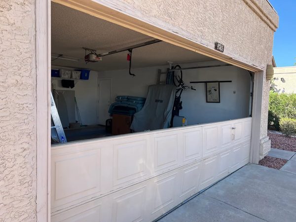 New garage door panel replacement by Nate's Garage Doors