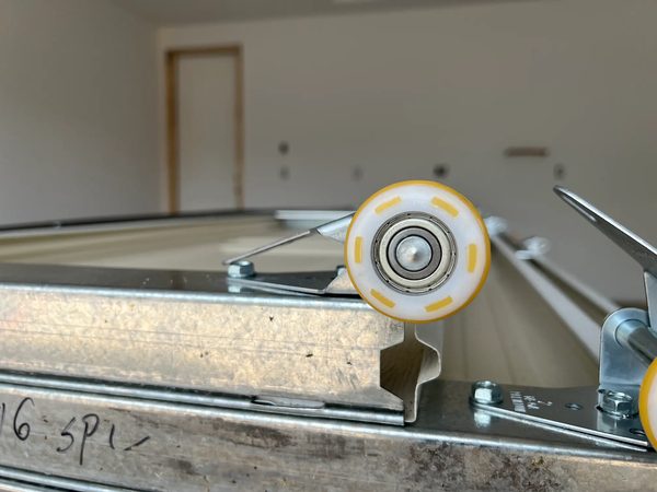 New garage door rollers installed in Mesa by Nate's Garage Doors