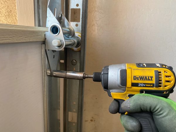 Garage door service call by Nate's Garage Doors