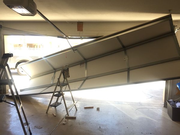 Garage door installation job by Nate's Garage Doors