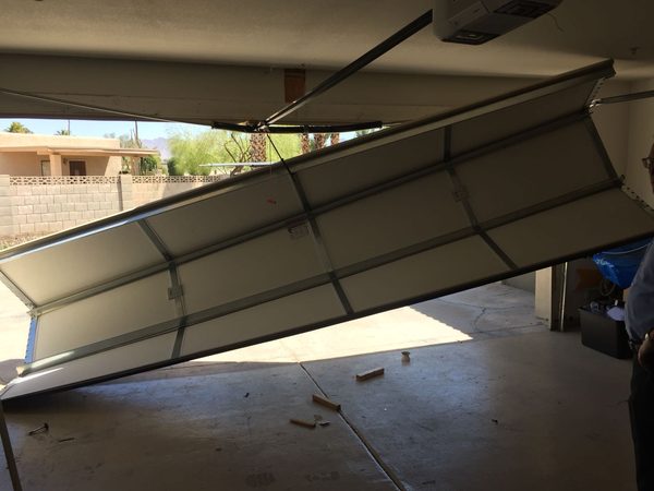 Garage door installation job by Nate's Garage Doors