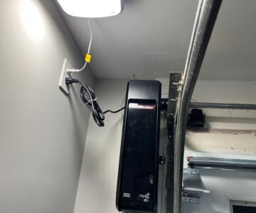 how to install new garage door opener